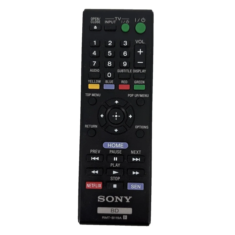 Sony RMT B119A Remote Control Blu Ray BD Player OEM Tested VTG‎